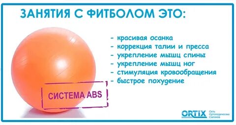 Размер мяча фитбола