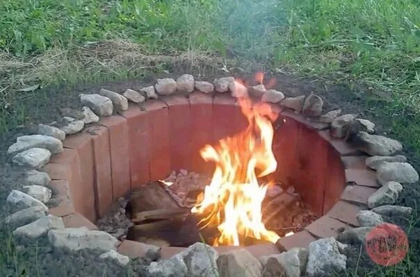 Inground Fire Pit ideas for a in ground fire pit For the Home Fire pit backyard,