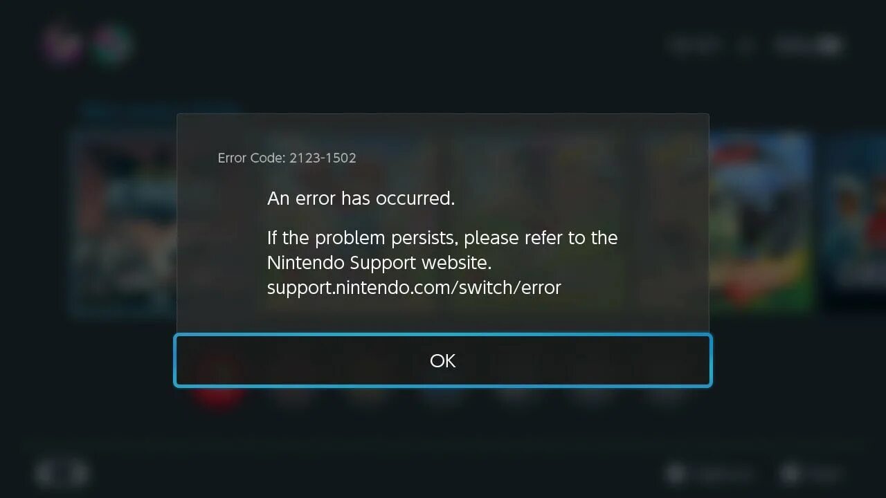 Nintendo switch error. Nintendo Switch ошибка. Nintendo Switch ошибка 2123-0011. Nintendo Switch System software. Код ошибки 2002-2058 Nintendo Switch.