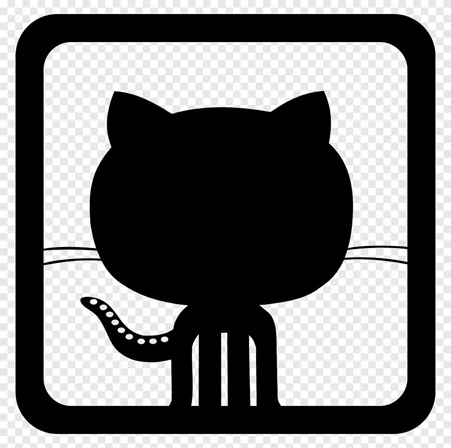 Github icon. Значок GITHUB. Логотип гитхаб. Кот гитхаб. Кошка иконка.