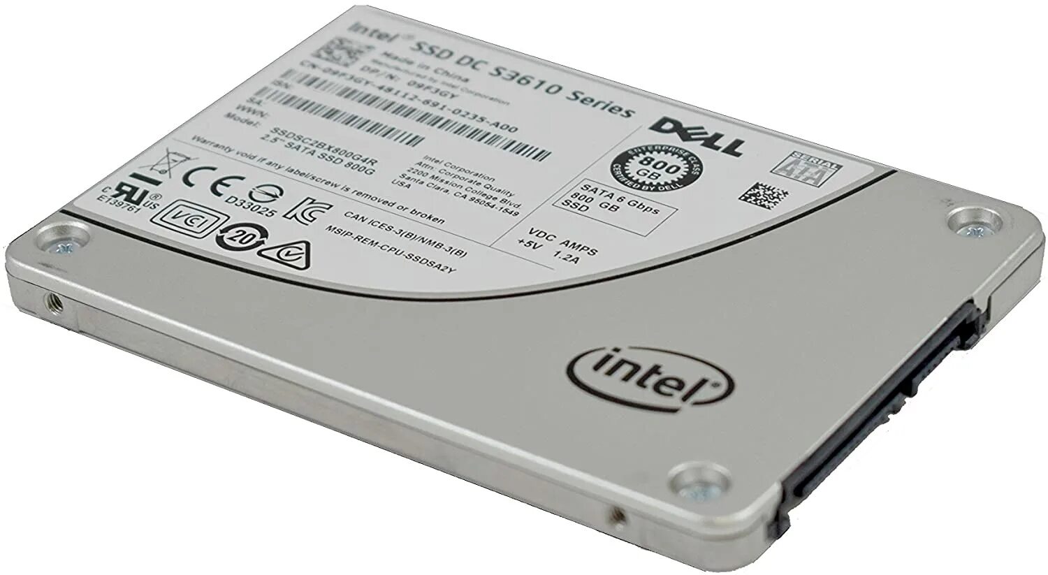 4g 800. Intel DC s3610. Intel SSD 1.6TB 2.5 SATA 6g 20nm MLC DC s3610. SSD dell / Intel s3610 1.6TB SATA. Ssdsc2bb800g40.