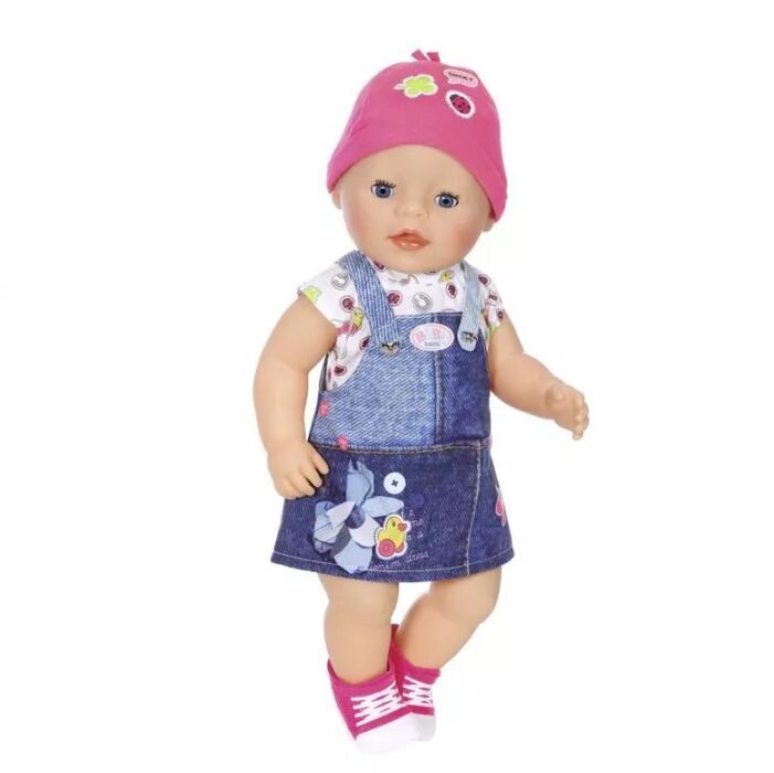 Zapf creation baby born одежда джинсовая. Кукла беби борн. Костюмы для беби бона эмили. Пупс беби борн. Кукла запф криэйшн беби борн.
