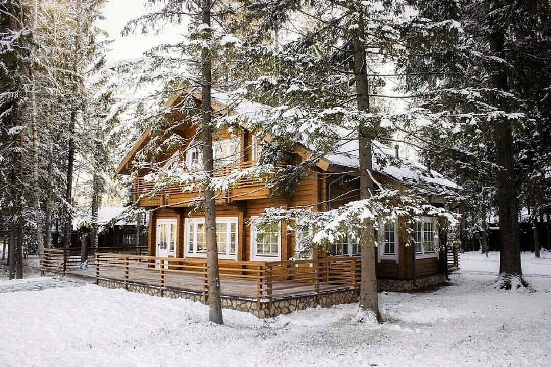 отель в лесу зимой. отель лес арт резорт в подмосковье. босиком база отдыха истра. зимний деревянный дом. велес отель владимирская область зимой.