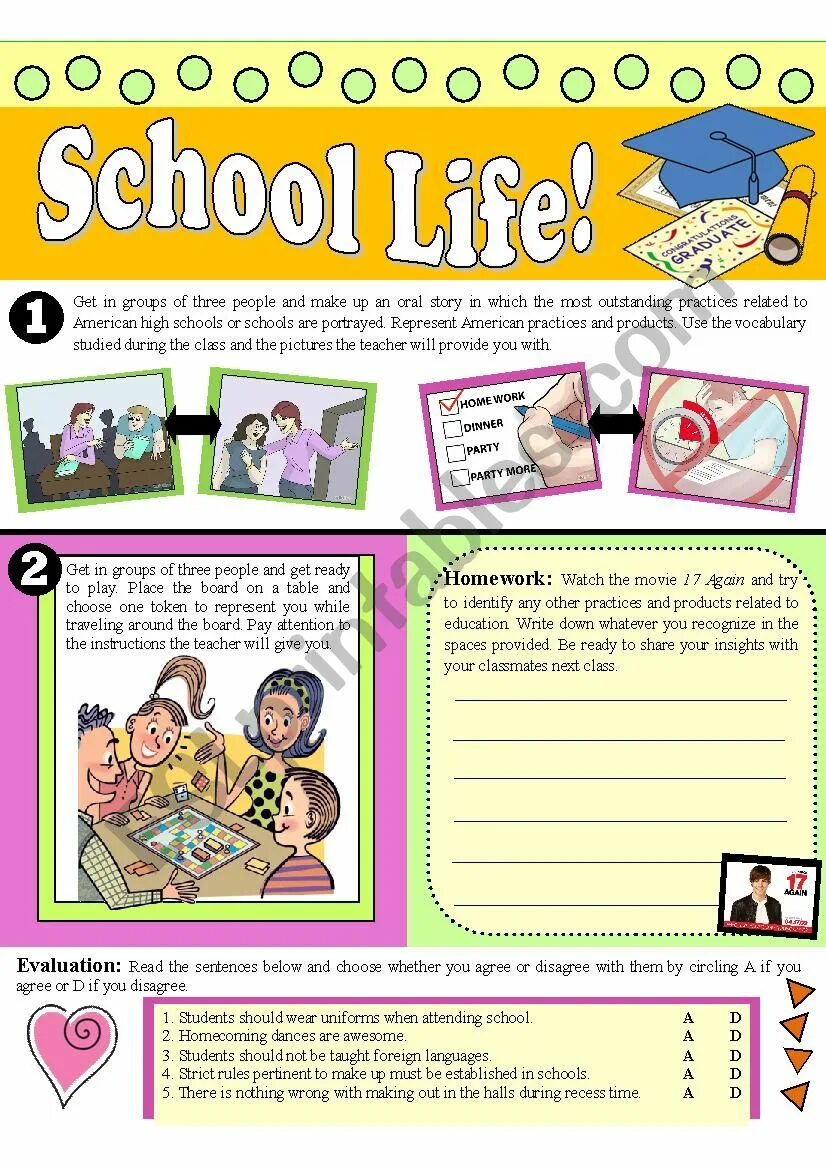 School Life задания. School Life exercises 4 класс. School Life Worksheets. School Life 5 класс.