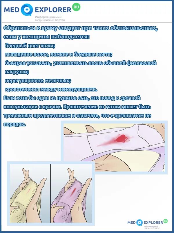 Признаком чего являются выделения