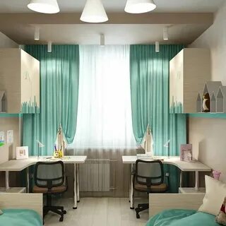 Дизайн комнаты для разнополых