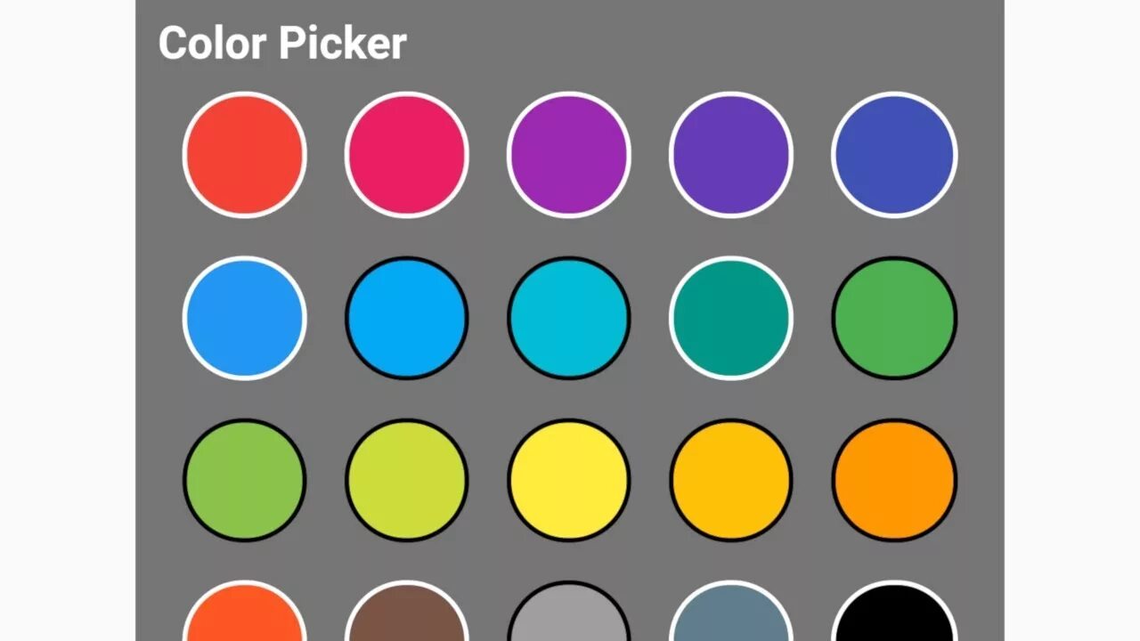 Color picker image. Color picker. круглый колор пикер.