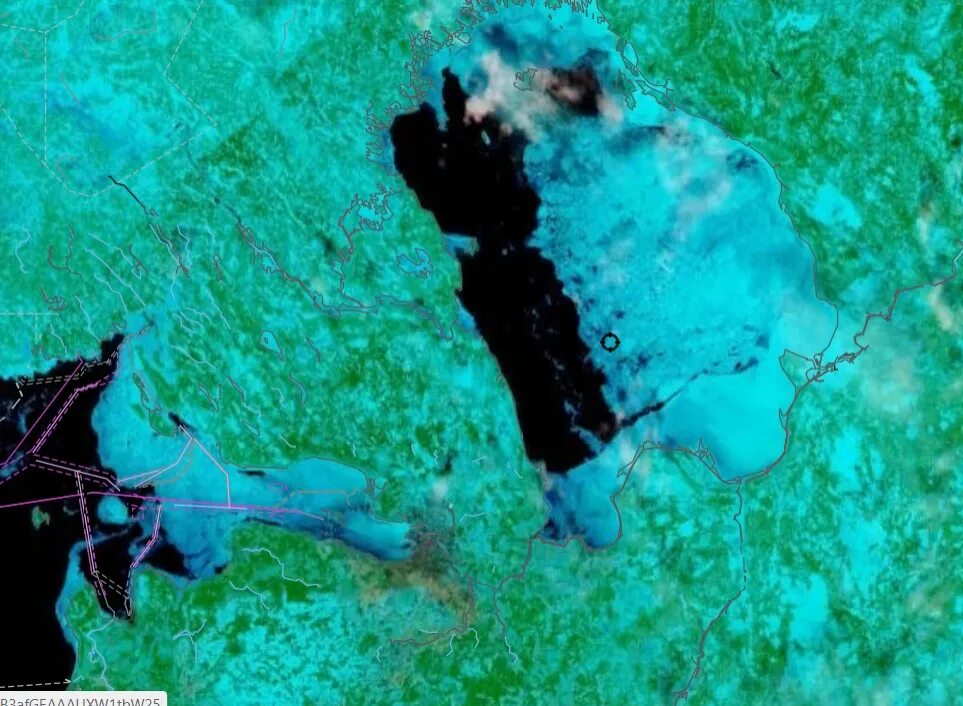 Ладожское озеро с космоса. Ладожское озеро спутниковый снимок. Лед на Ладоге сегодня Спутник 2021. Дно черного моря без воды фото со спутника