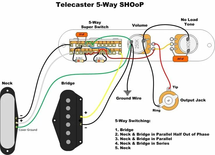 Telecaster Wiring Diagram