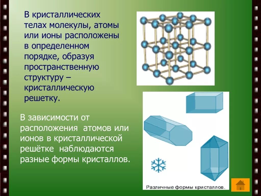 Расположение атомов в кристаллах. Расположение молекул в кристаллах. Структура кристаллических тел. Кристаллические тела порядок расположения молекул. Кристаллические решетки твердых тел