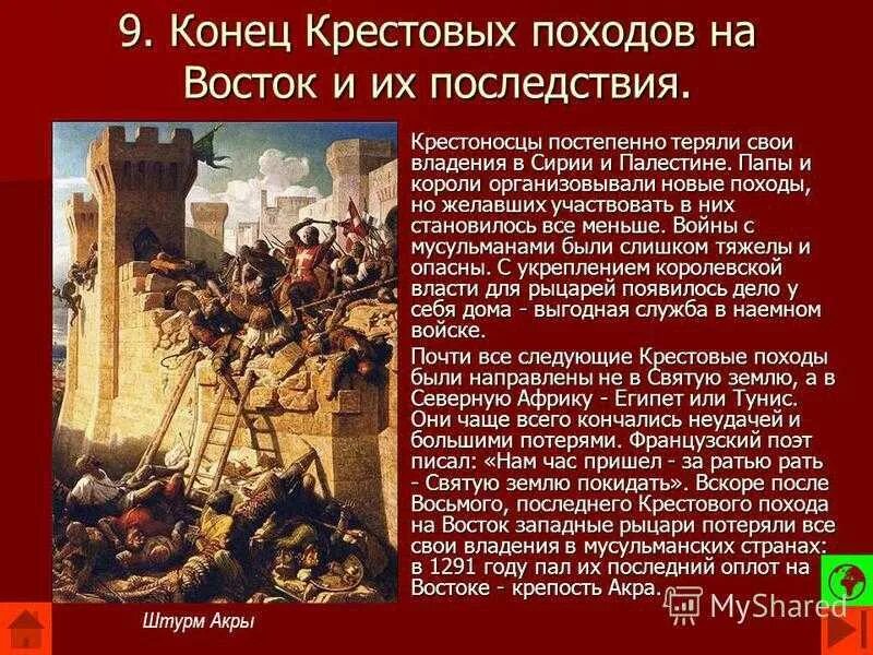Время 1 крестового похода