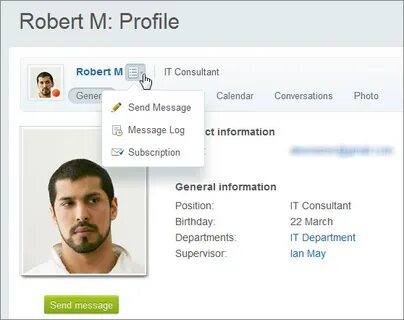 Название профиль пользователя