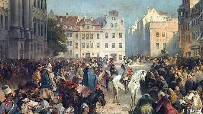 Русские войска взяли берлин в ходе. Взятие Берлина 1760. Битва в Берлине 1760. Русские войска в Берлине 1813.