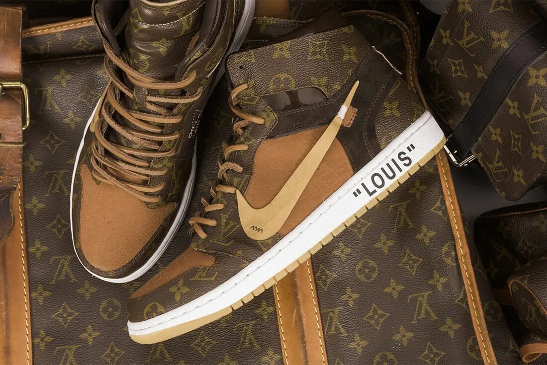 Кроссовки найк луи виттон. Nike Air Jordan 1 Louis Vuitton. Jordan 1 Луи Виттон. Air Jordan 1 x Louis Vuitton.