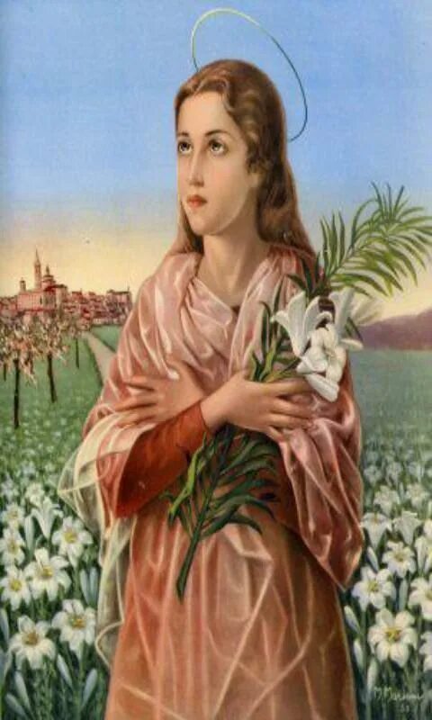 St maria. Святая.Maria Goretti.