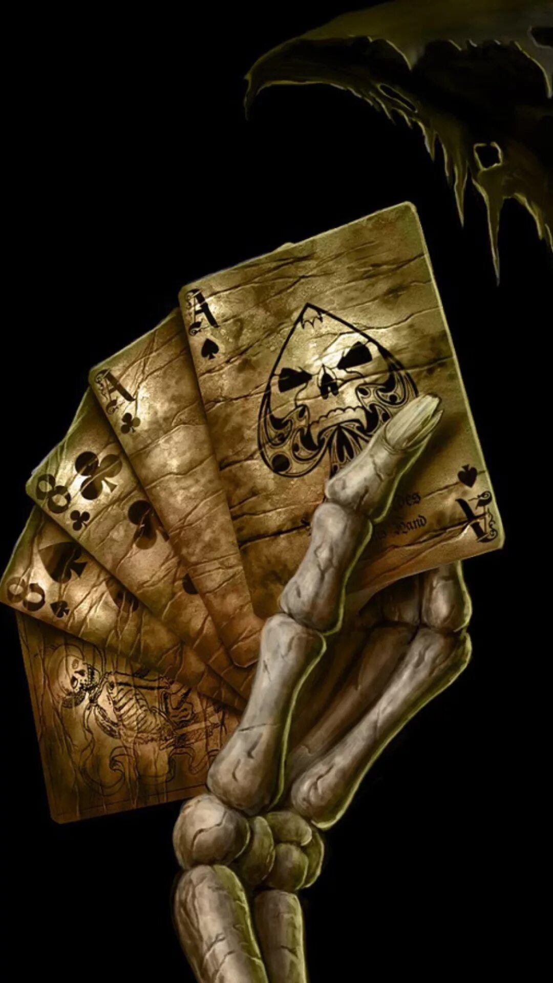 Карты смерти игры. Скелет с тузом. Карта смерть. Смерть с игральными картами. Страшные игральные карты.