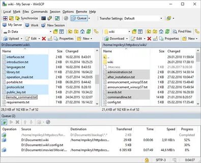 Winscp sudo