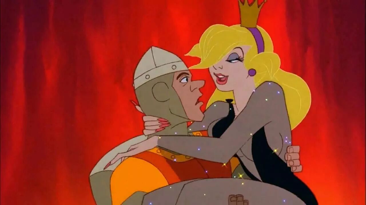 Невесту скинули в логово дракона. Dragon’s Lair («Логово дракона»). Dragon's Lair принцесса Дафна.