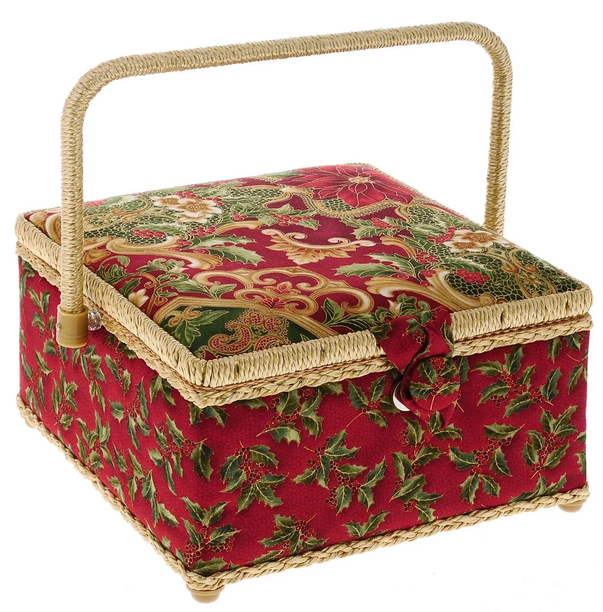 корзина для рукоделия. набор шкатулок для рукоделия. шкатулка русские подарки для рукоделия сундучок 22х22х10 см. ларец для рукоделия на ножках. 80845 шкатулка для рукоделия сундучок.