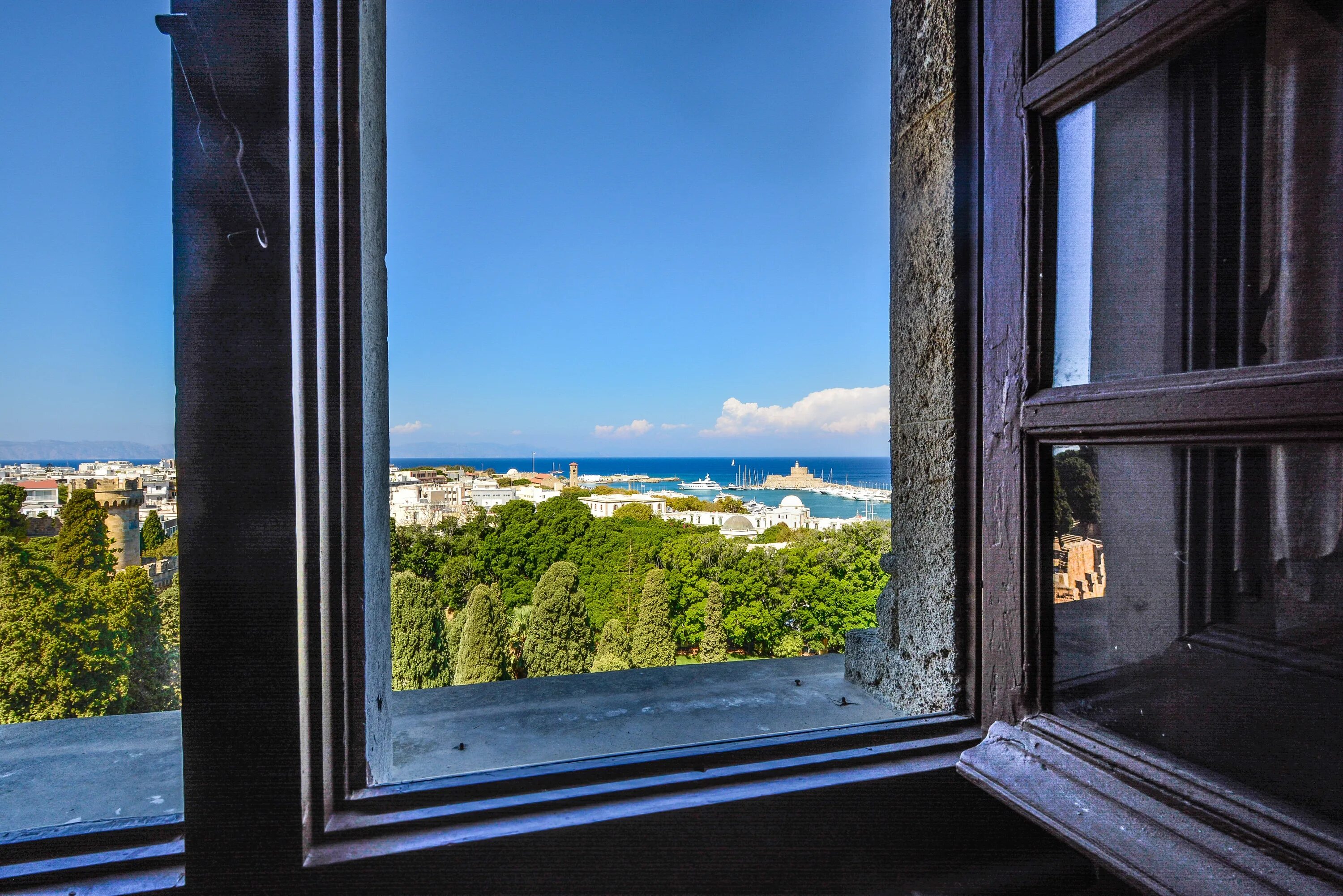 The window