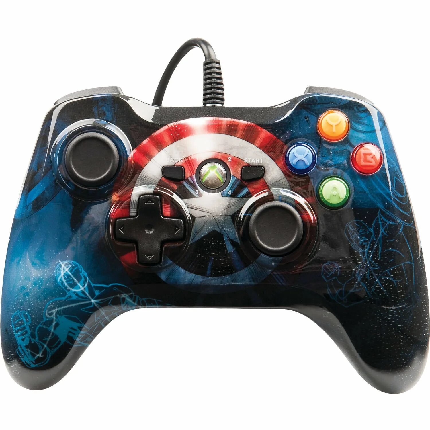 Покруче джойстики. Xbox 360 wired Controller. Джойстик Xbox one Avengers. Xbox 360 Marvel. Xbox геймпады Марвел.