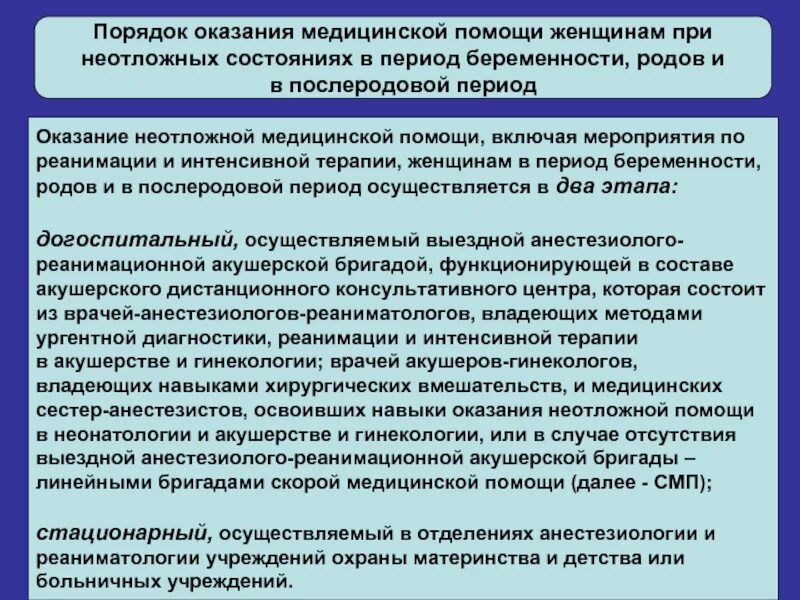 Порядок оказания медицинской помощи по хирургии. Организация оказания медицинской помощи гинекология. Периоды оказания медицинской помощи. Порядок оказания акушерско-гинекологической помощи. Оказание неотложной помощи в родах.