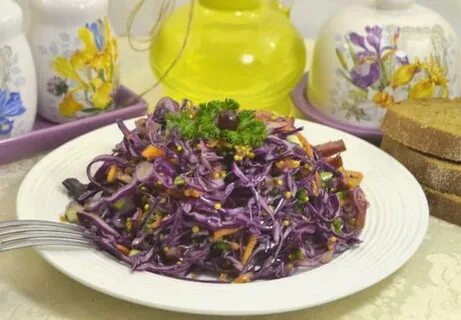 Простые рецепты из краснокочанной капусты