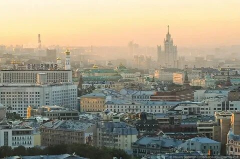 Утро лето москва