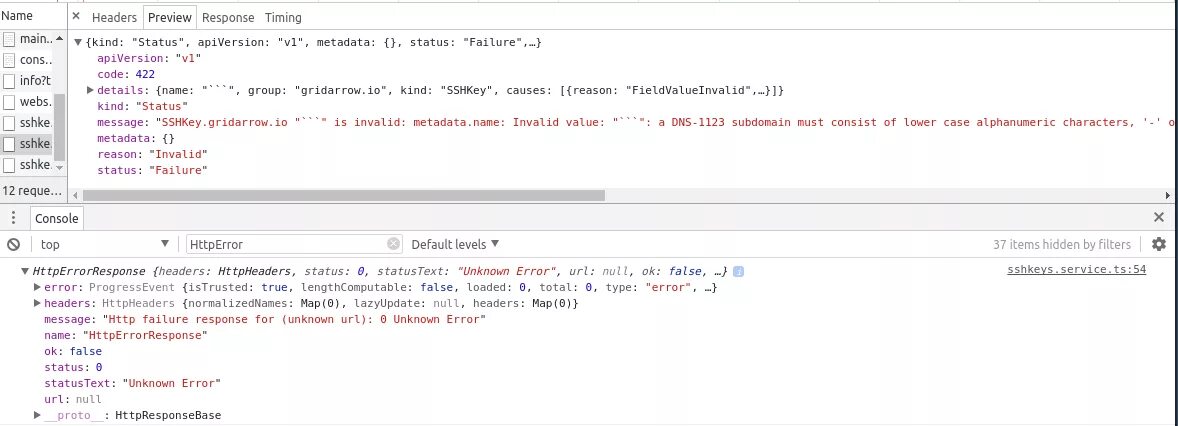 Unknown api error. Err_http_response_code_failure. Unknown Error. Null Error. Err_Invalid_http_response.