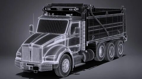 3d model truck