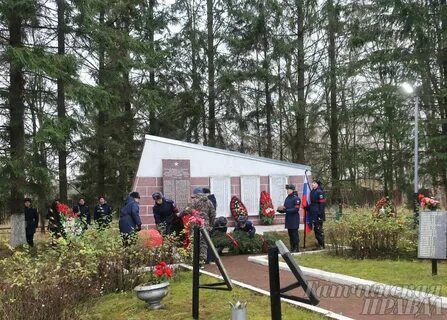 Открытие памятника в гатчинском районе