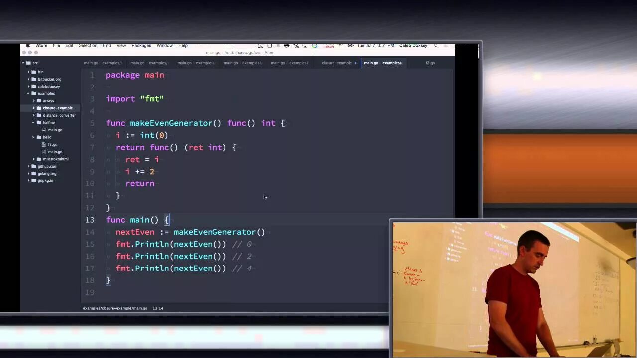 Golang input