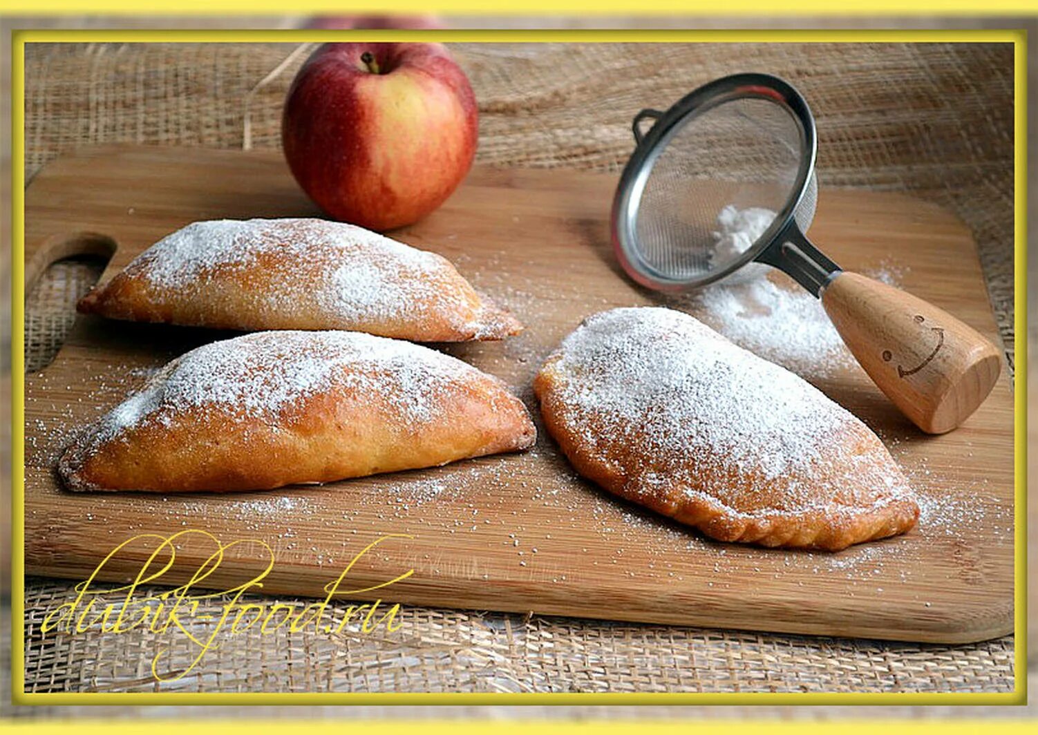 пирожки с яблоками без дрожжей рецепт