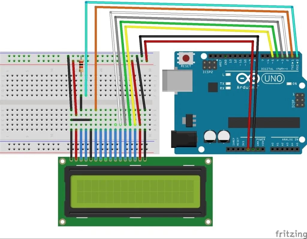 Подключение lcd 1602 к arduino nano. Подключение жидкокристаллического дисплея к