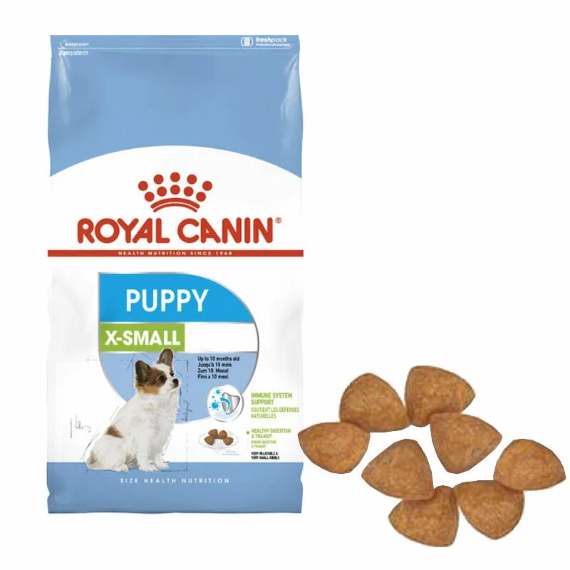 Royal canin puppy. Роял Канин x-small Puppy. Royal Canin x-small Puppy. Royal Canin x-small Puppy для щенков миниатюрных пород. Роял Канин Икс смол Паппи.