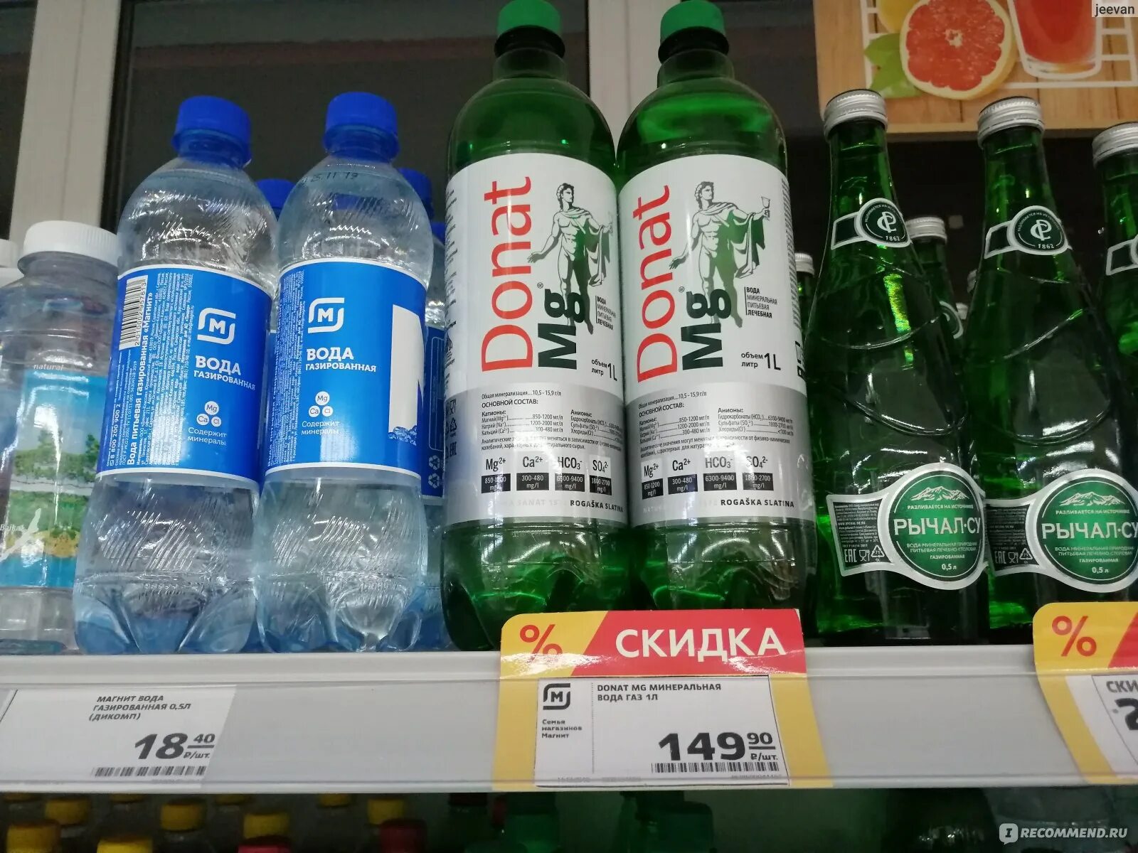 В какой минеральной воде содержится магний