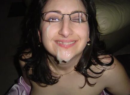 facial. amateur. glasses. woman. high-resolution. milf. cum. 