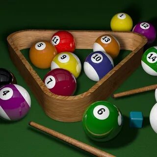 3 d бильярд восьмерка