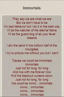 Immortal перевод