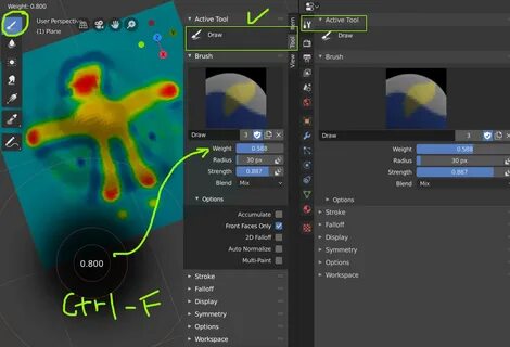 Blender weights
