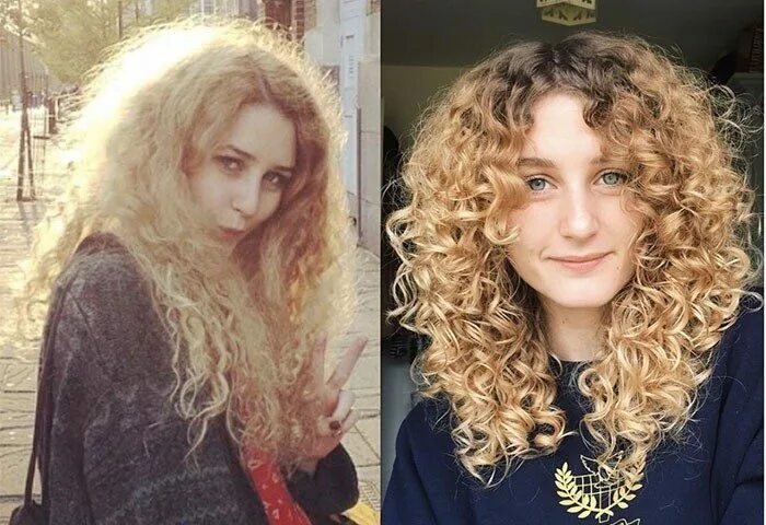 Вьющиеся волосы стали прямыми