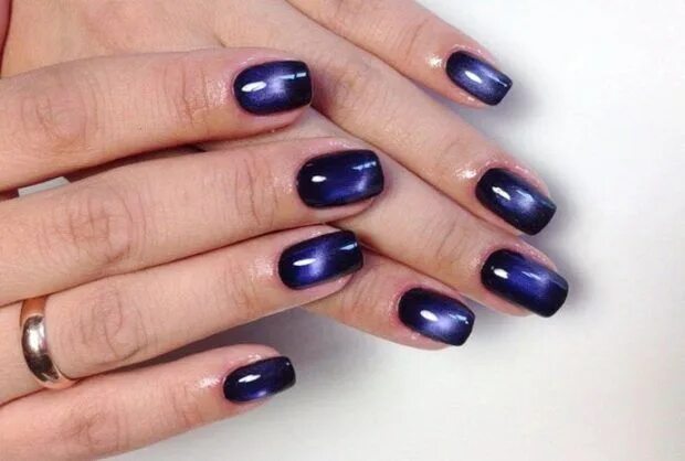 Navy and jewel tones Дизайнерские ногти, Кошачьи ногти, Красивые ногти