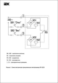 Электропривод iek