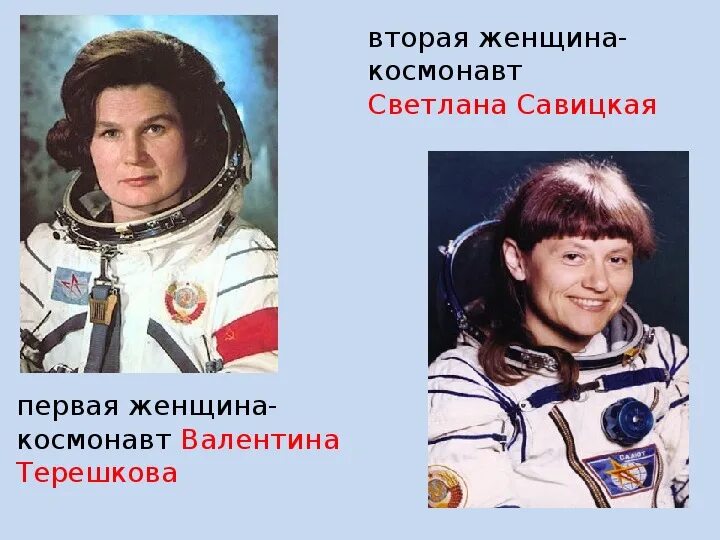 Первый космонавт средняя группа. Терешкова Леонов Савицкая. Женщины космонавты Терешкова Савицкая.