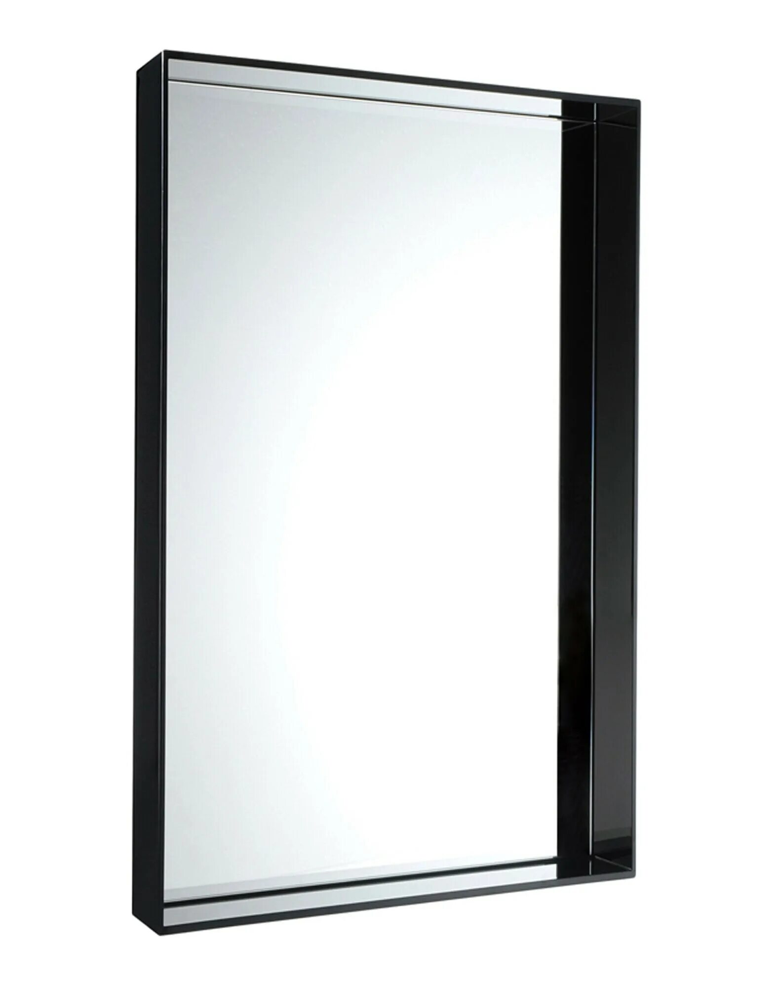 Зеркало 1 мм. Зеркало Philippe Starck. Зеркало 70x3x150см, Glasar. Зеркало в черной раме. Зеркало прямоугольное в черной раме.