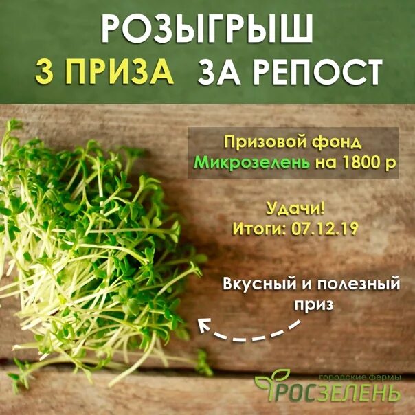 Какие витамины в микрозелени