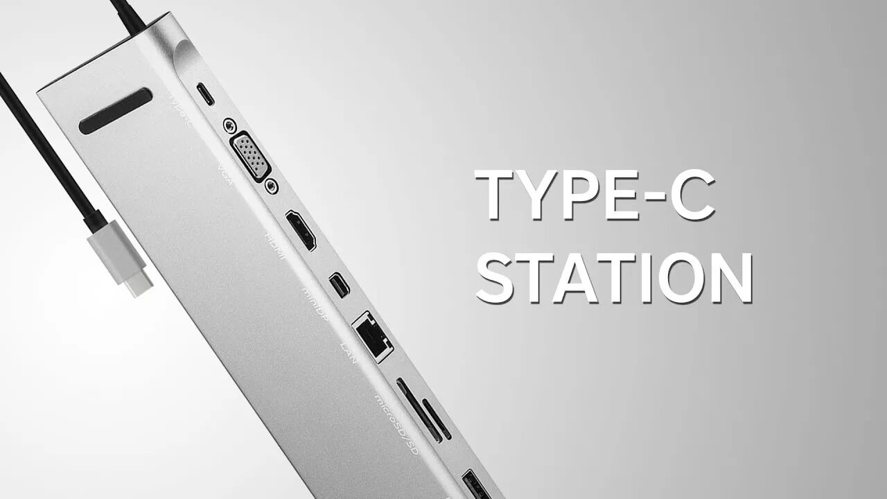 Type c station. Rombica type-c station док-станция. macbook док станция type c. rombica type-c station, разъемов: 4. адаптер rombica tc-00160.