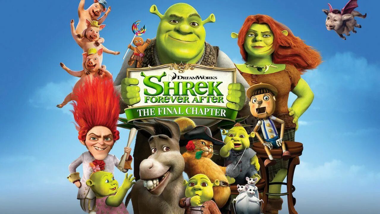 Шрек 4. Шрэк навсегда мультфильм 2010. Шрек навсегда 2010 Постер. Shrek Forever after poster.