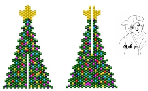 Схема "Рождественские носочки" Beading jewelry projects, Christmas bead, Beaded 
