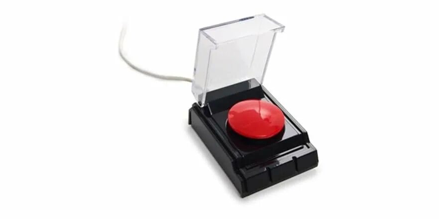 Big red button. Big red button